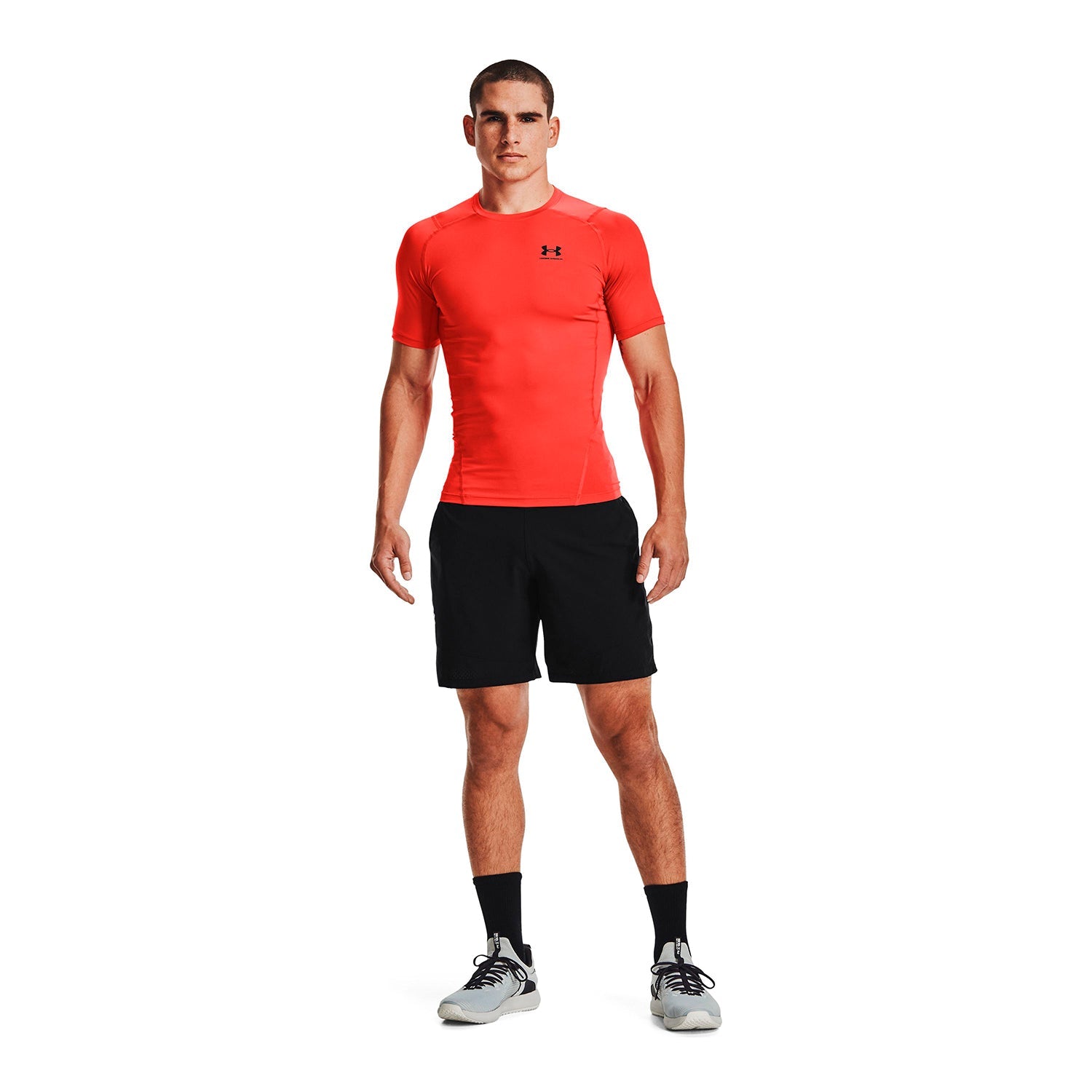 Polera manga corta HeatGear Under Armour para hombre