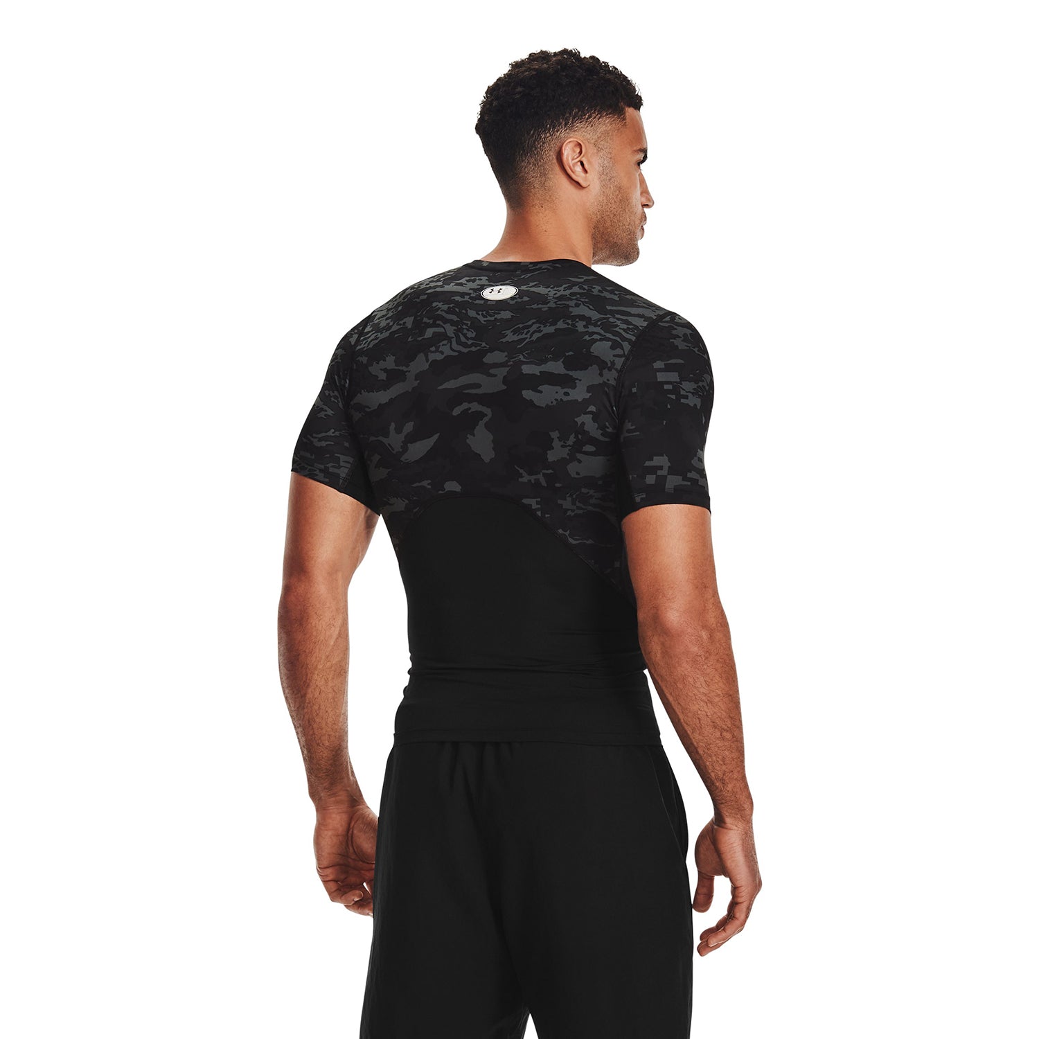 Polera manga corta HeatGear® Armour Camo para hombre