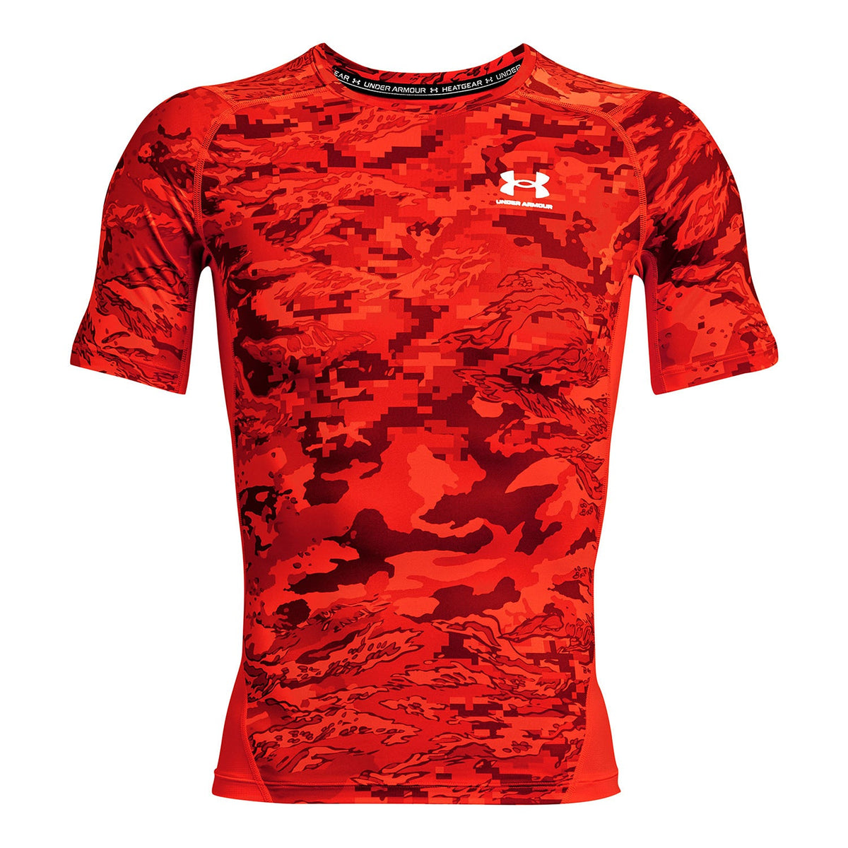 Polera manga corta HeatGear® Armour Camo para hombre