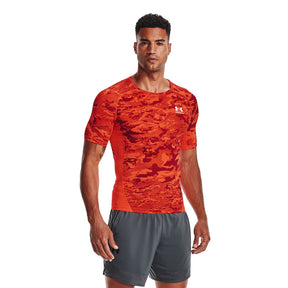 Polera manga corta HeatGear® Armour Camo para hombre