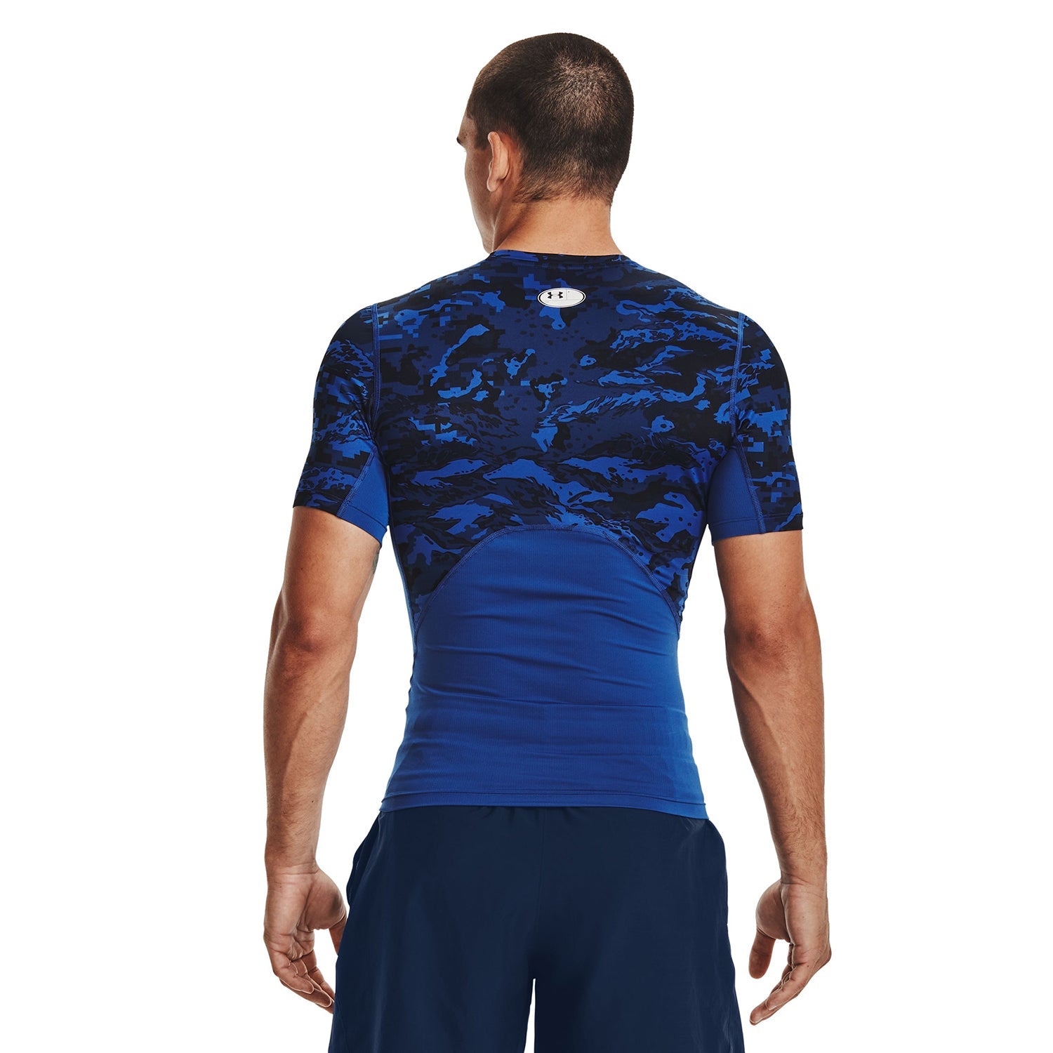 Polera manga corta HeatGear® Armour Camo para hombre