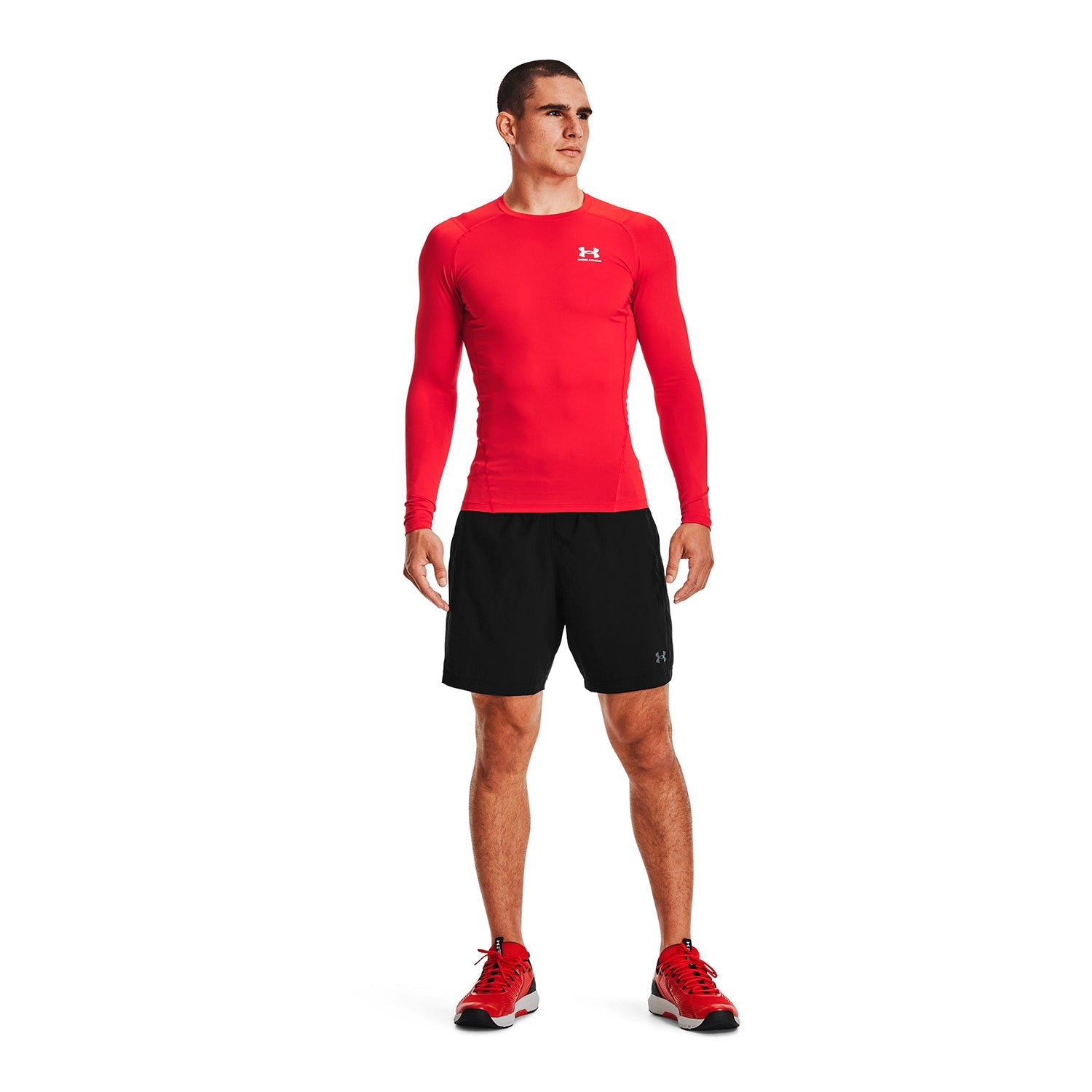 Polera manga larga HeatGear Under Armour para Hombre
