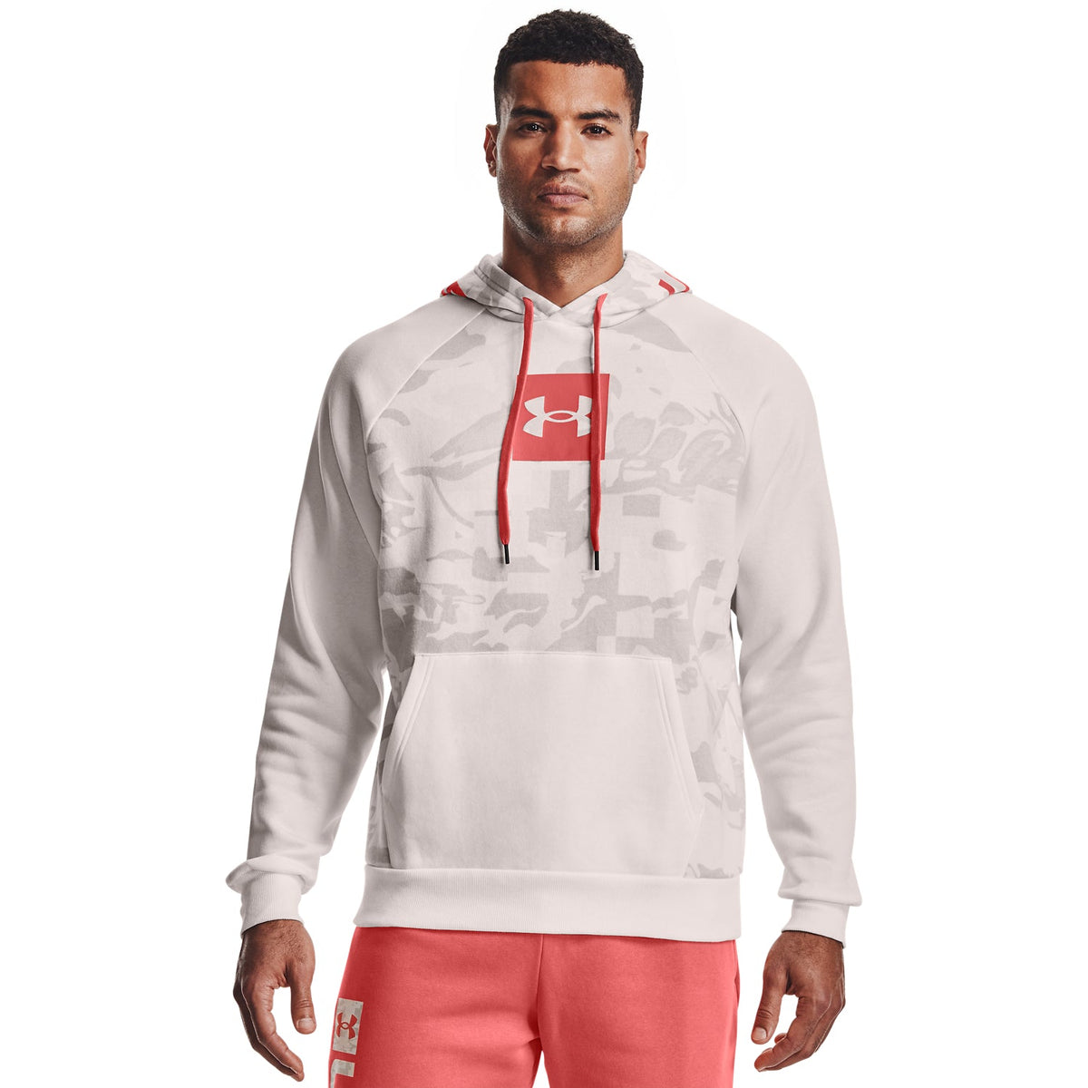 Poleron UA Rival Fleece Box Camo para Hombre