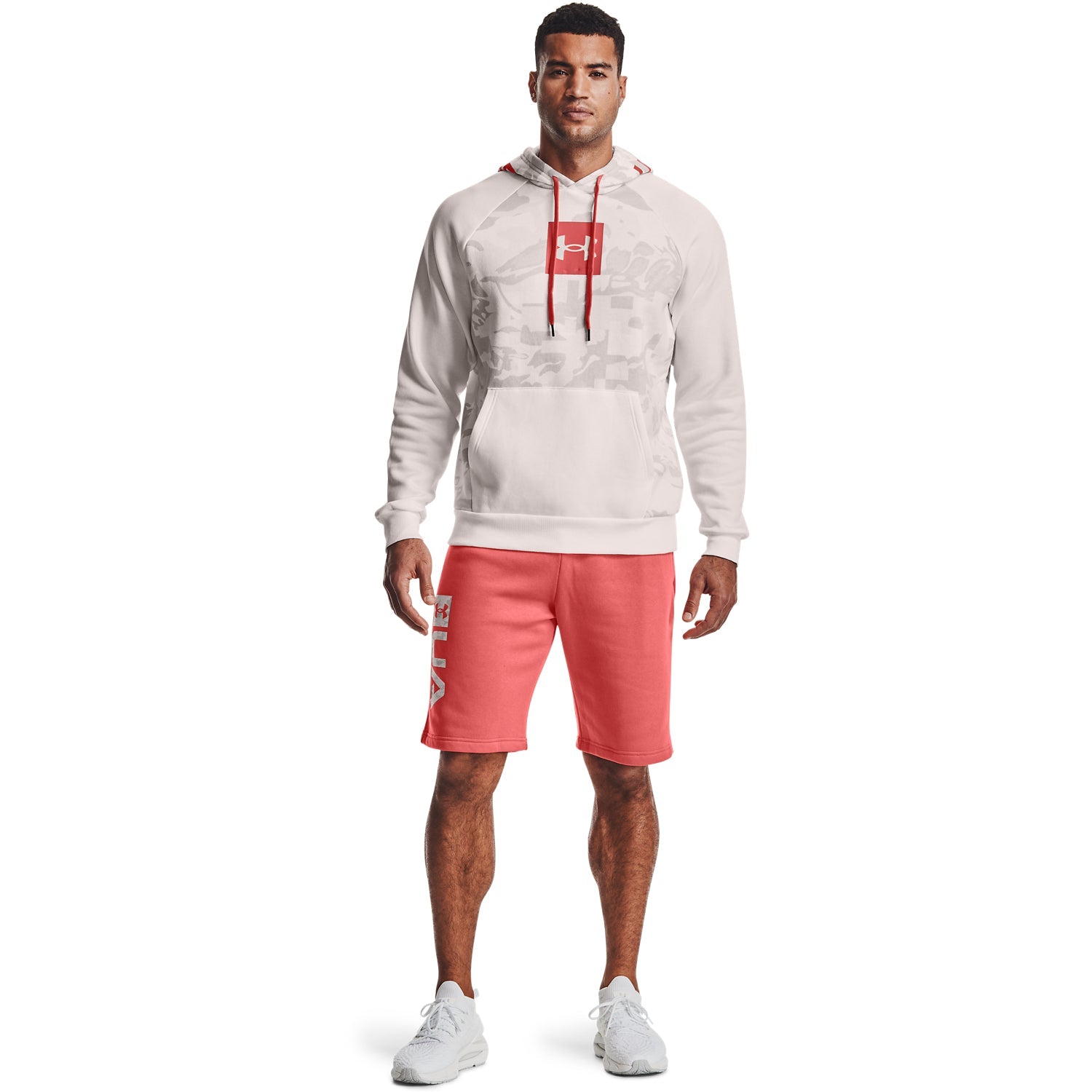 Poleron UA Rival Fleece Box Camo para Hombre