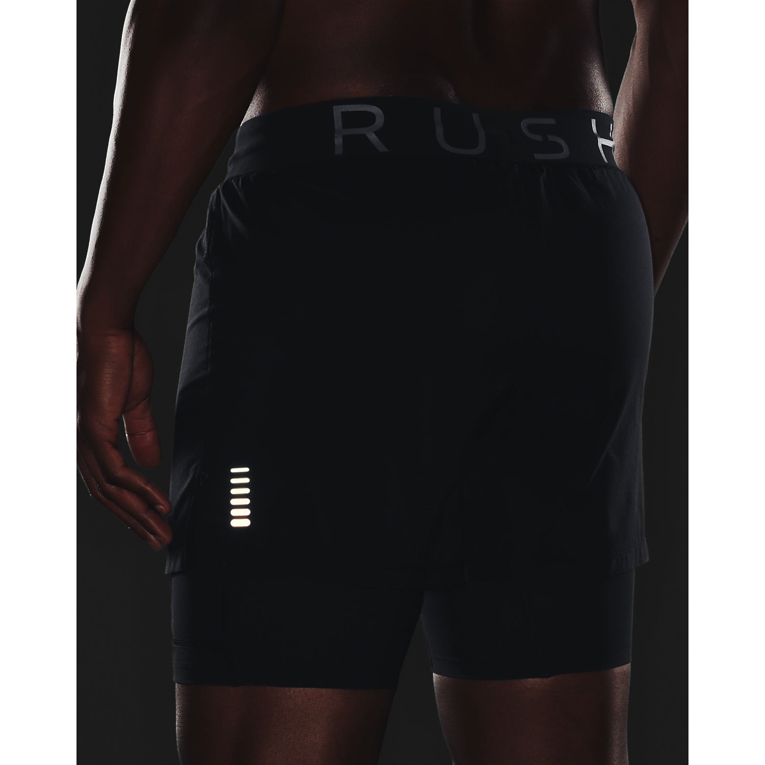 Shorts UA RUSH™ Run 2-in-1 para hombre