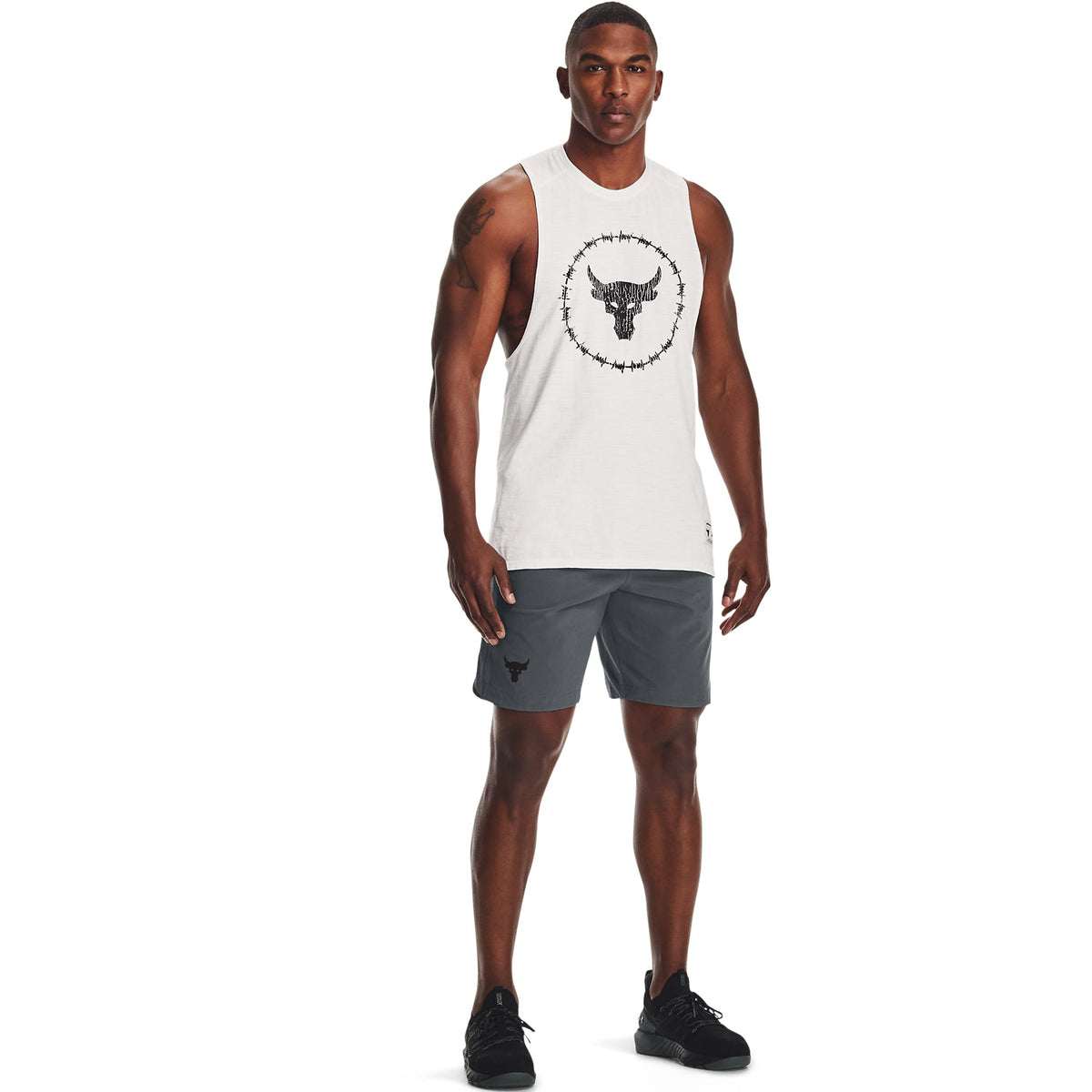 Polera sin mangas Project Rock Charged Cotton® para Hombre