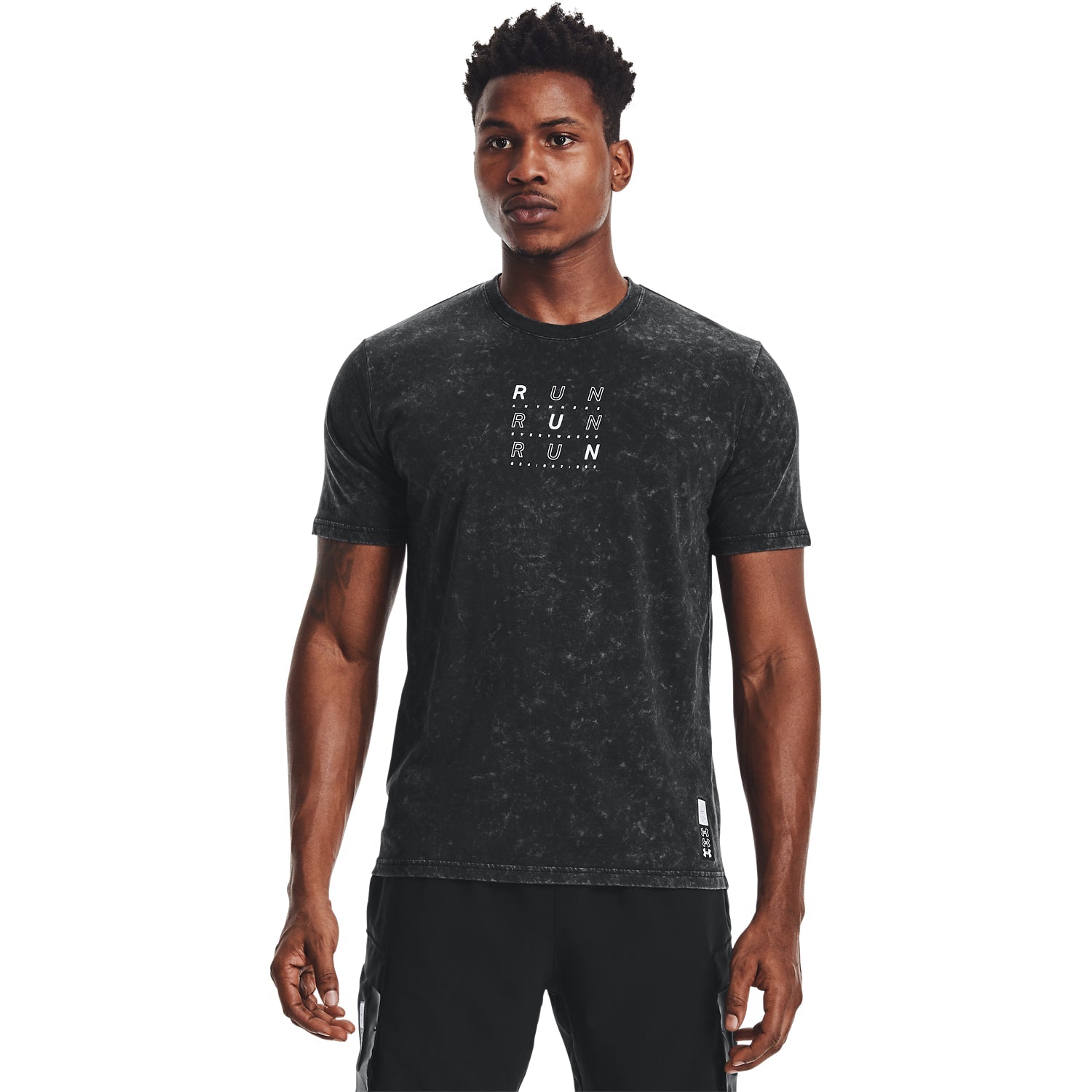 Polera Manga Corta Ua Run Anywhere Ss-B para Hombre