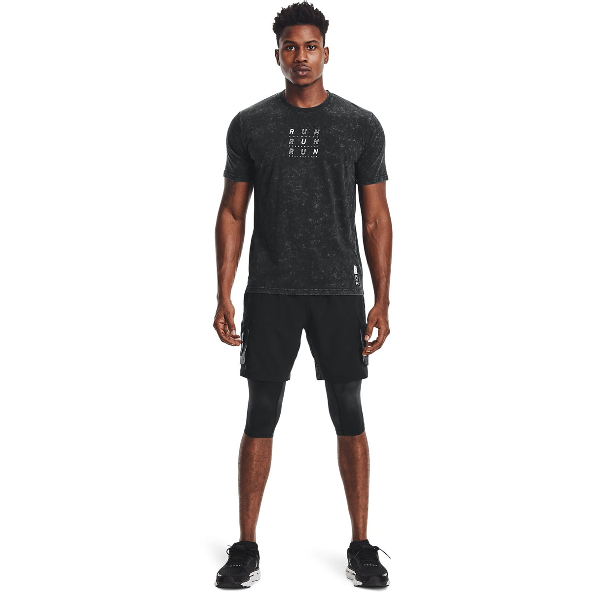 Polera Manga Corta Ua Run Anywhere Ss-B para Hombre