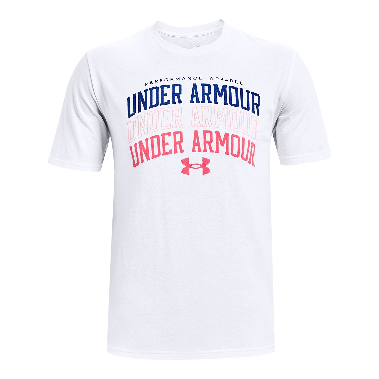 Polera manga corta UA Multi Color Collegiate para hombre