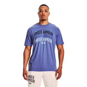 Polera manga corta UA Multi Color Collegiate para hombre