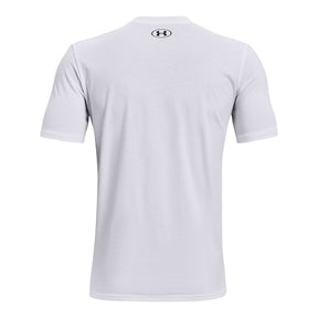 Polera manga corta UA Number Script para hombre