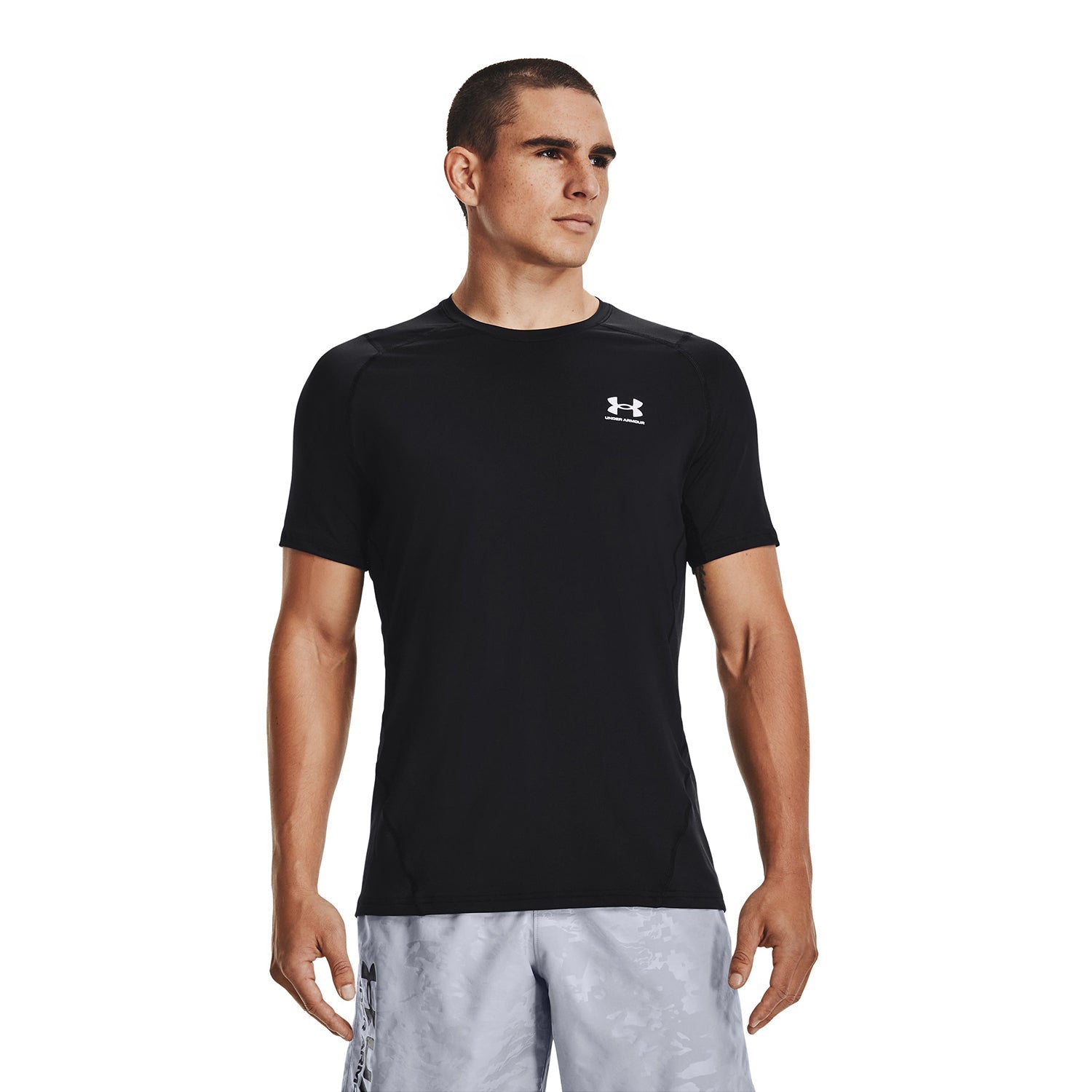 Polera manga corta HeatGear® Armour Fitted para Hombre