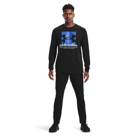 Polera manga larga UA Boxed Script para Hombre