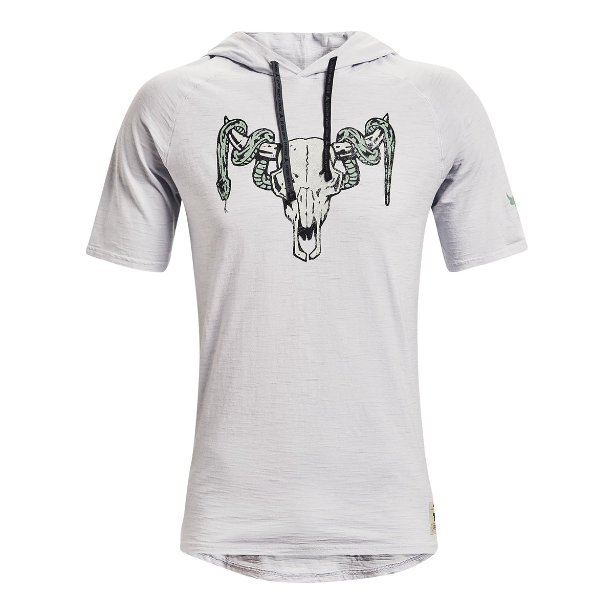 Poleron manga corta Project Rock Charged Cotton® para hombre