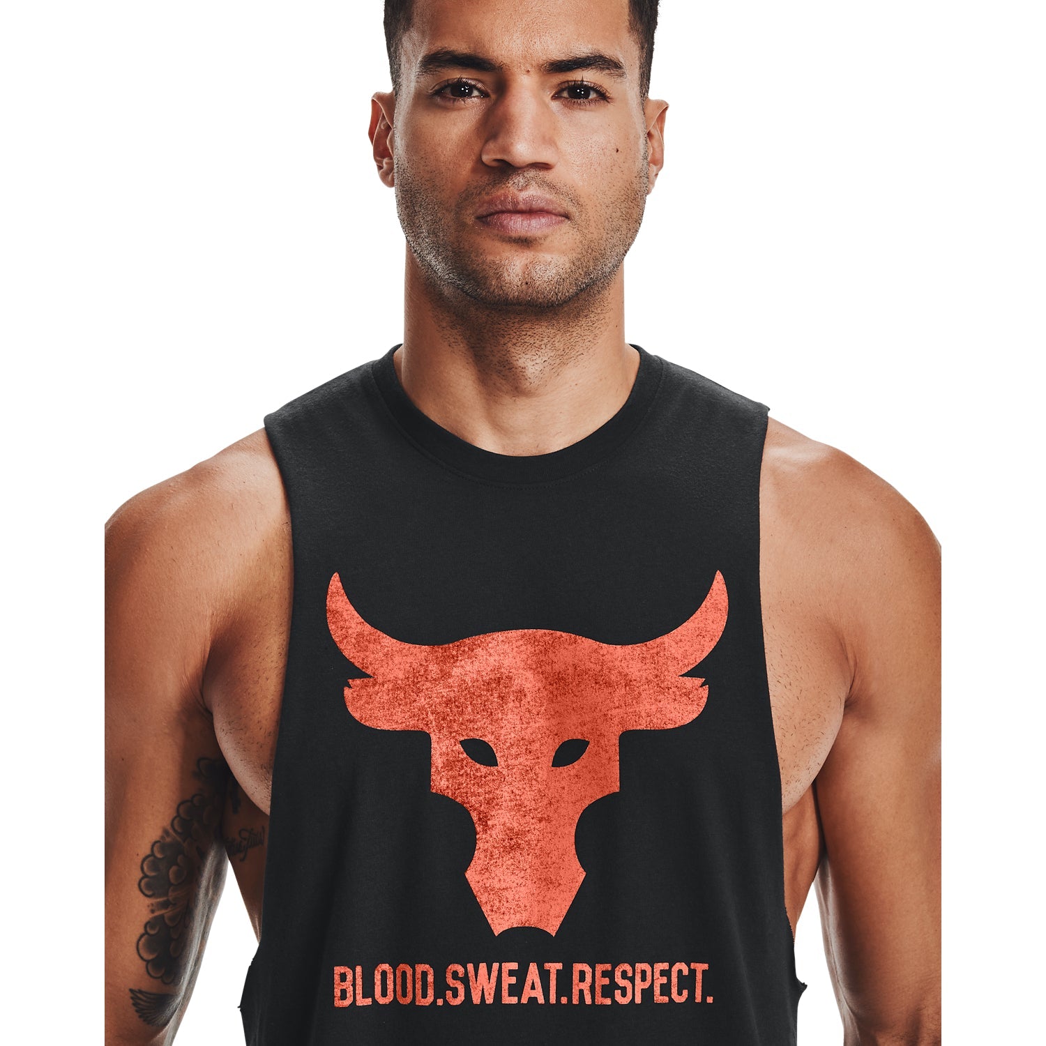 Polera Sin Mangas Ua Project Rock Brahma B para Hombre