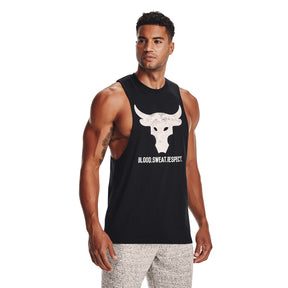 Polera Sin Mangas Ua Project Rock Brahma B para Hombre