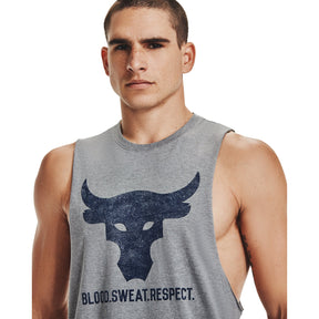 Polera Sin Mangas Ua Project Rock Brahma B para Hombre