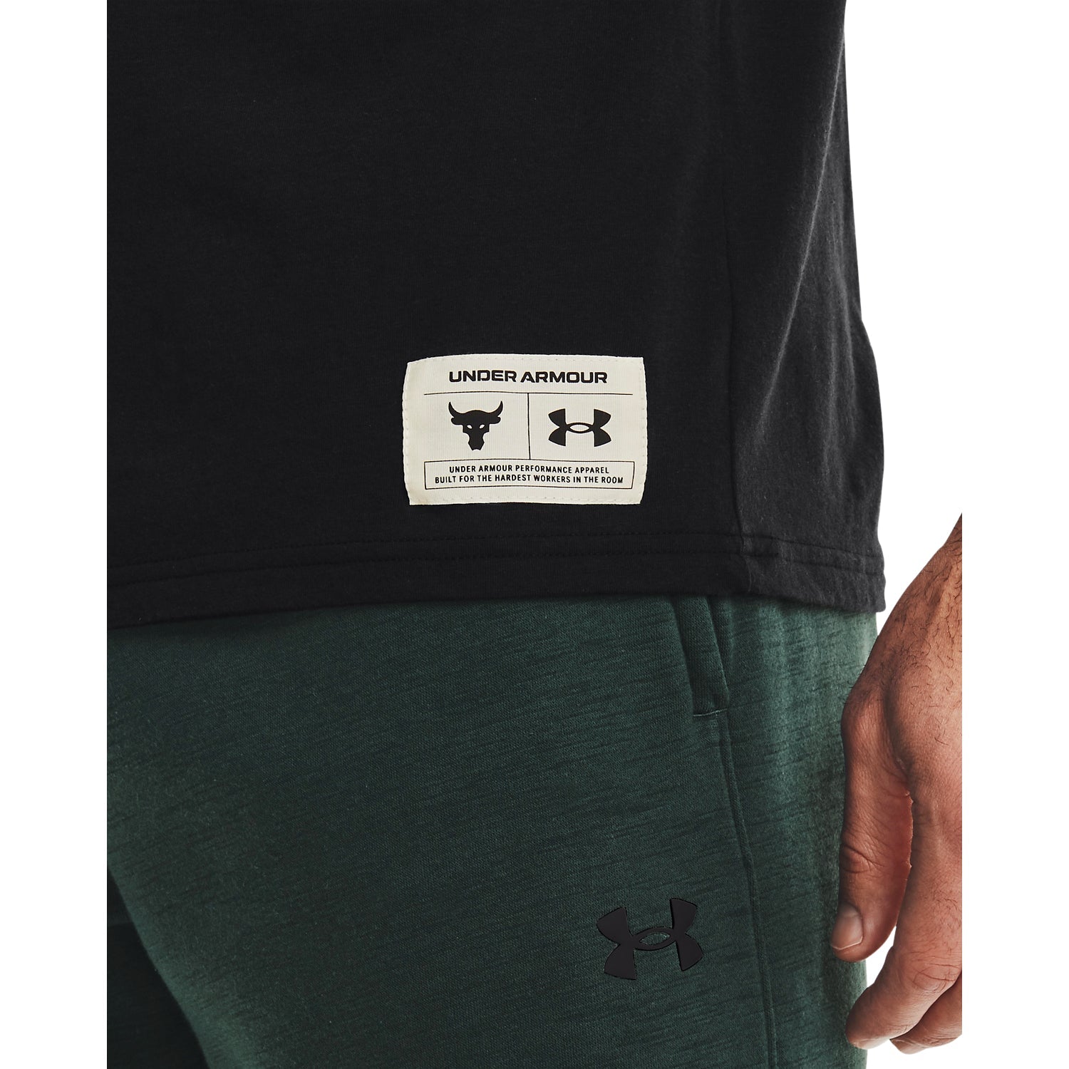 Polera Manga Corta Ua Project Rock Wrecking para Hombre