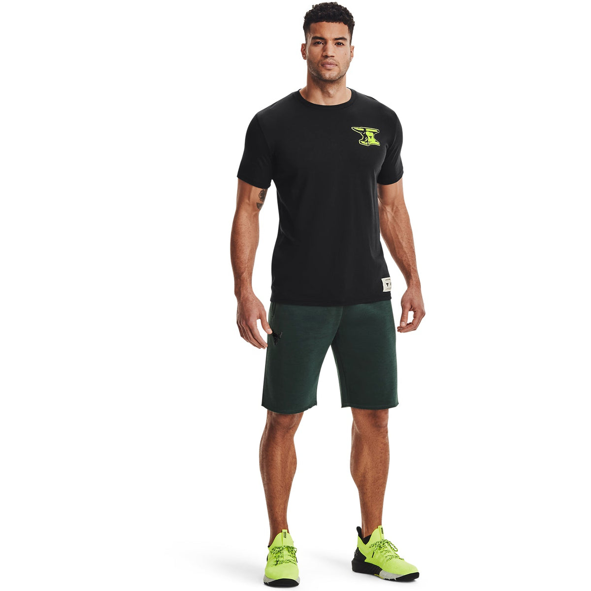 Polera Manga Corta Ua Project Rock Wrecking para Hombre