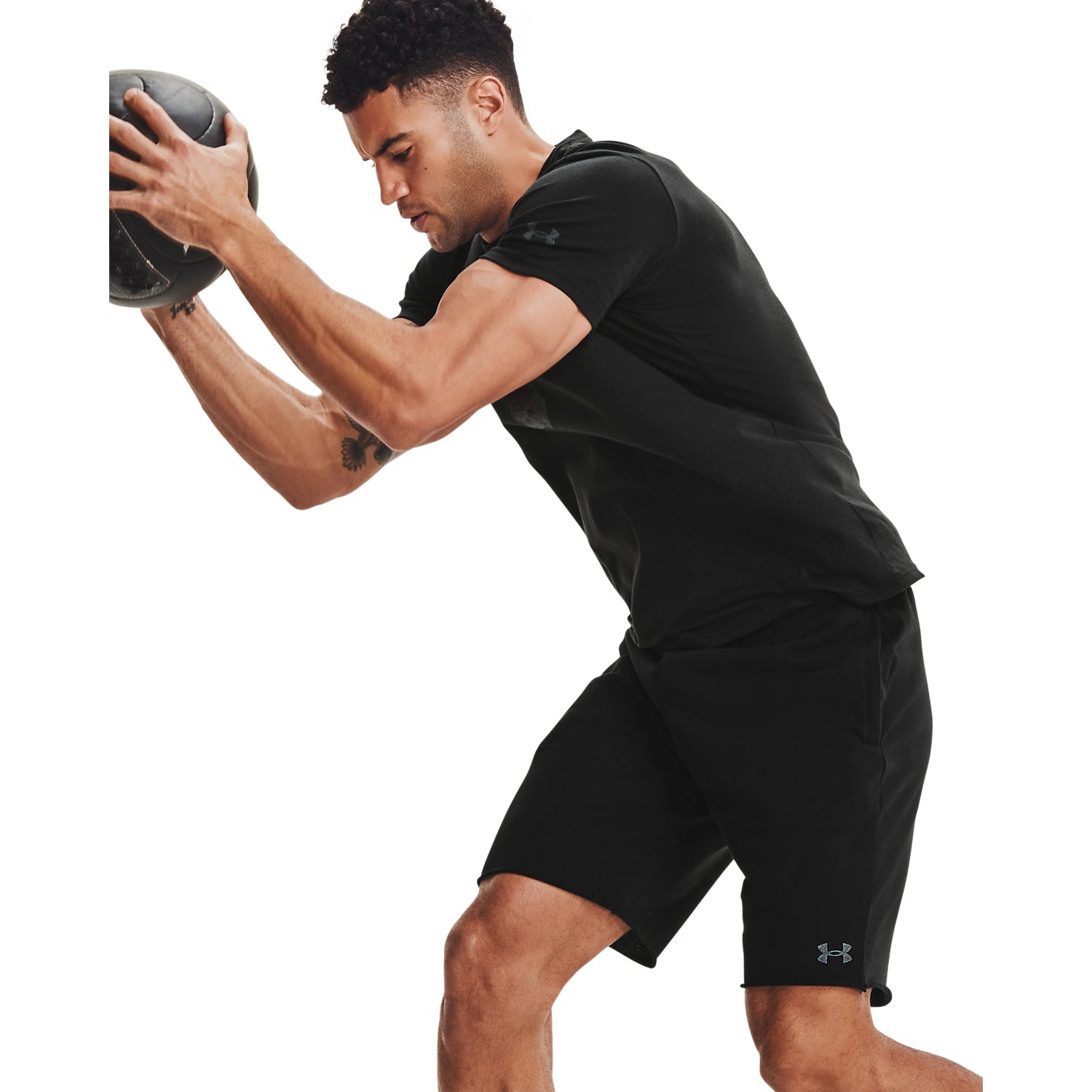 Polera Manga Corta Ua Project Rock Brahma B para Hombre