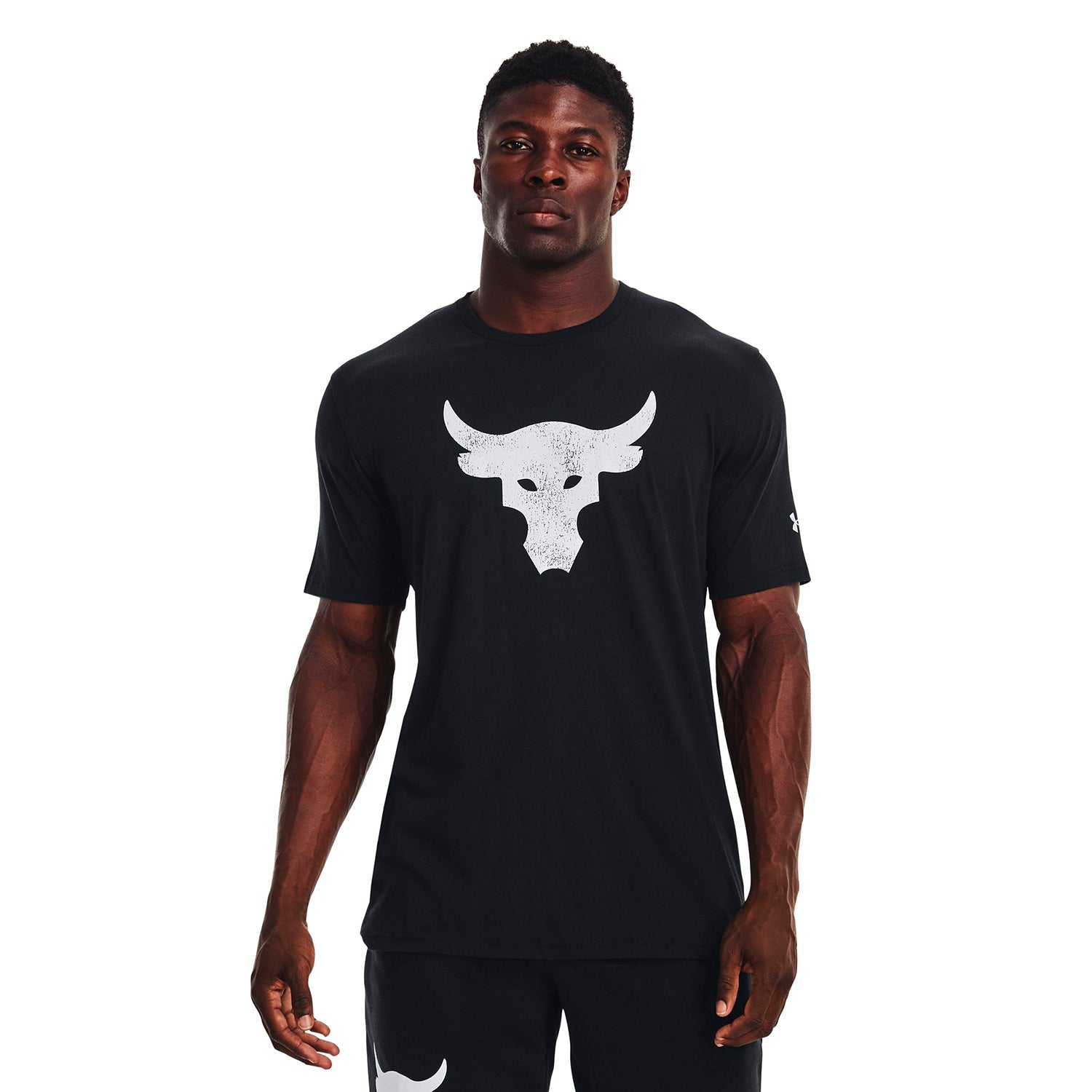 Polera Manga Corta Ua Project Rock Brahma B para Hombre