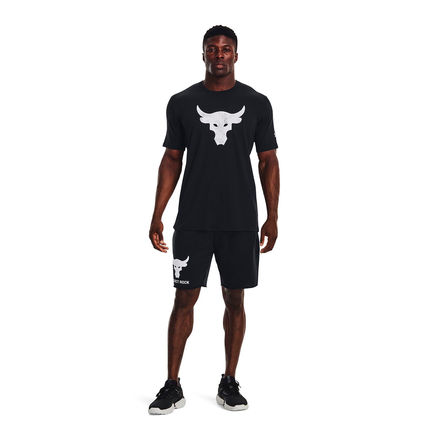 Polera Manga Corta Ua Project Rock Brahma B para Hombre