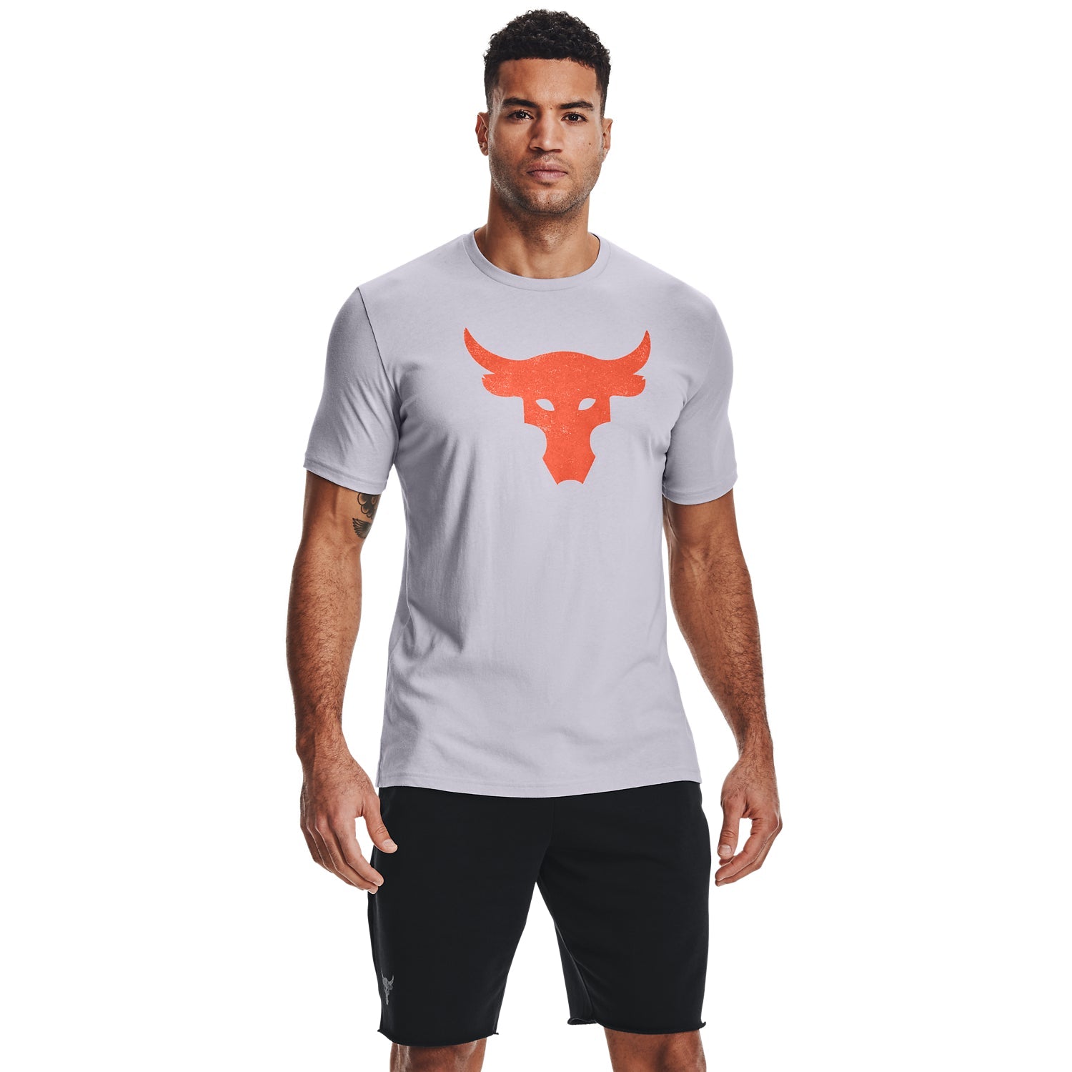 Polera Manga Corta Ua Project Rock Brahma B para Hombre