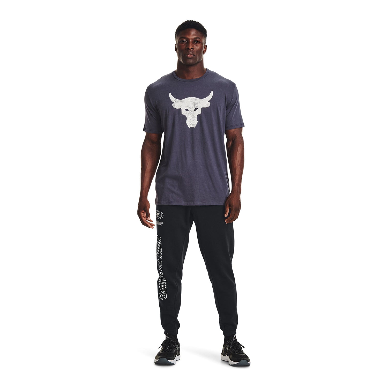 Polera Manga Corta Ua Project Rock Brahma B para Hombre