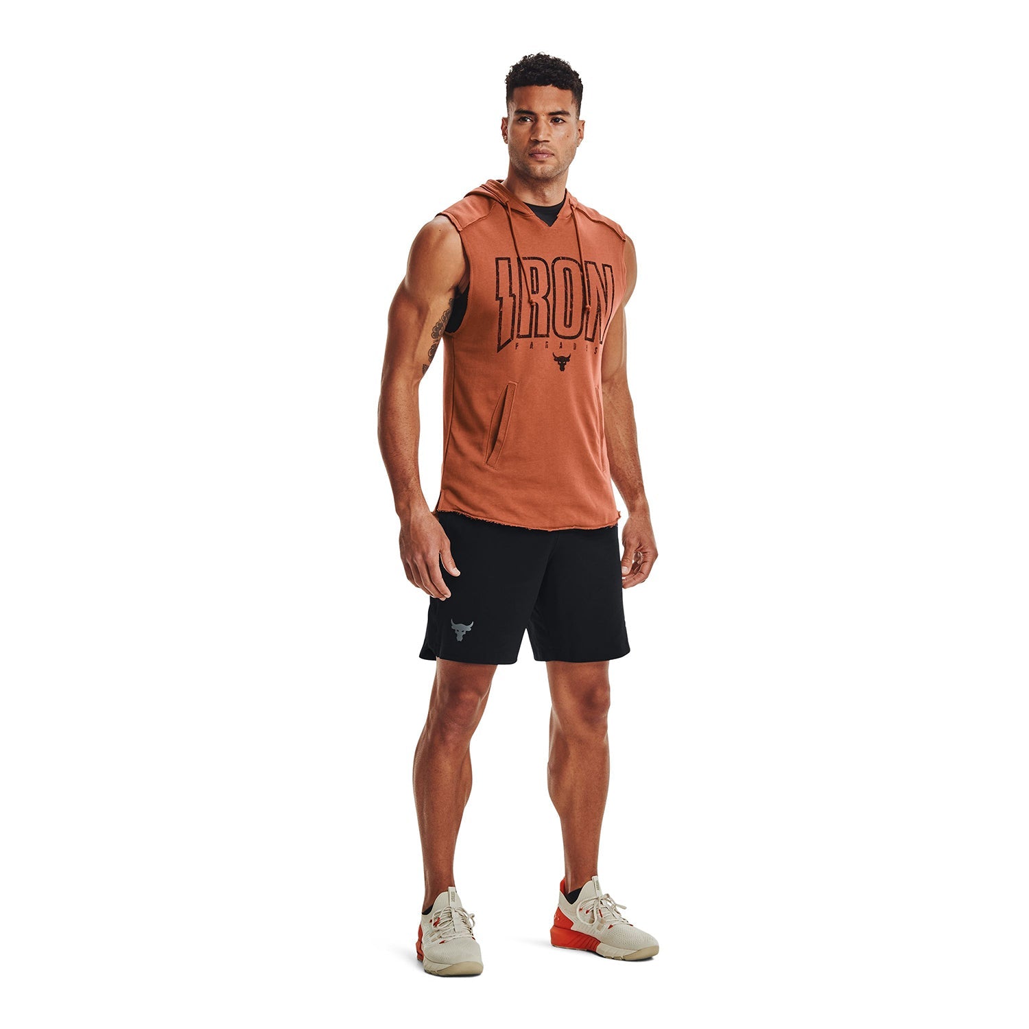 Poleron  sin mangas Project Rock Terry Iron para hombre