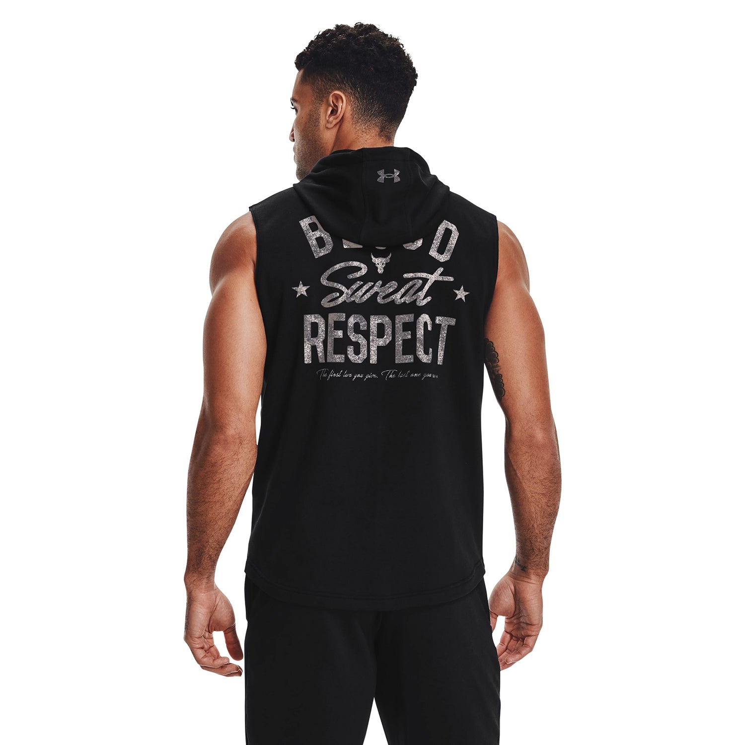 Poleron sin mangas Project Rock Terry Bull para Hombre