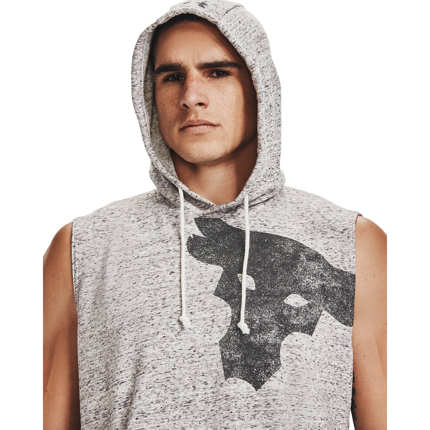 Poleron sin mangas Project Rock Terry Bull para Hombre