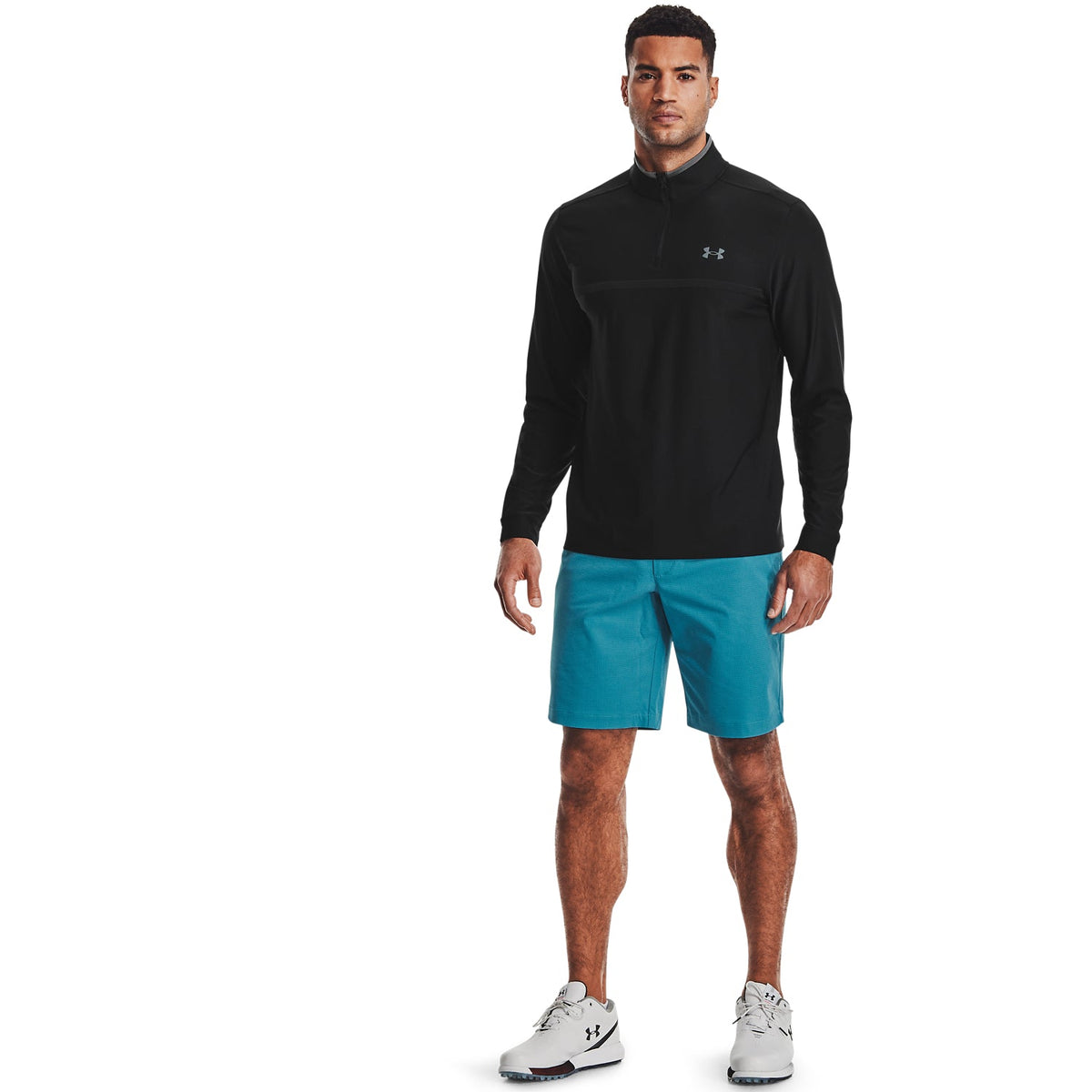 Polerón UA Playoff 2.0 ¼ Zip para hombre