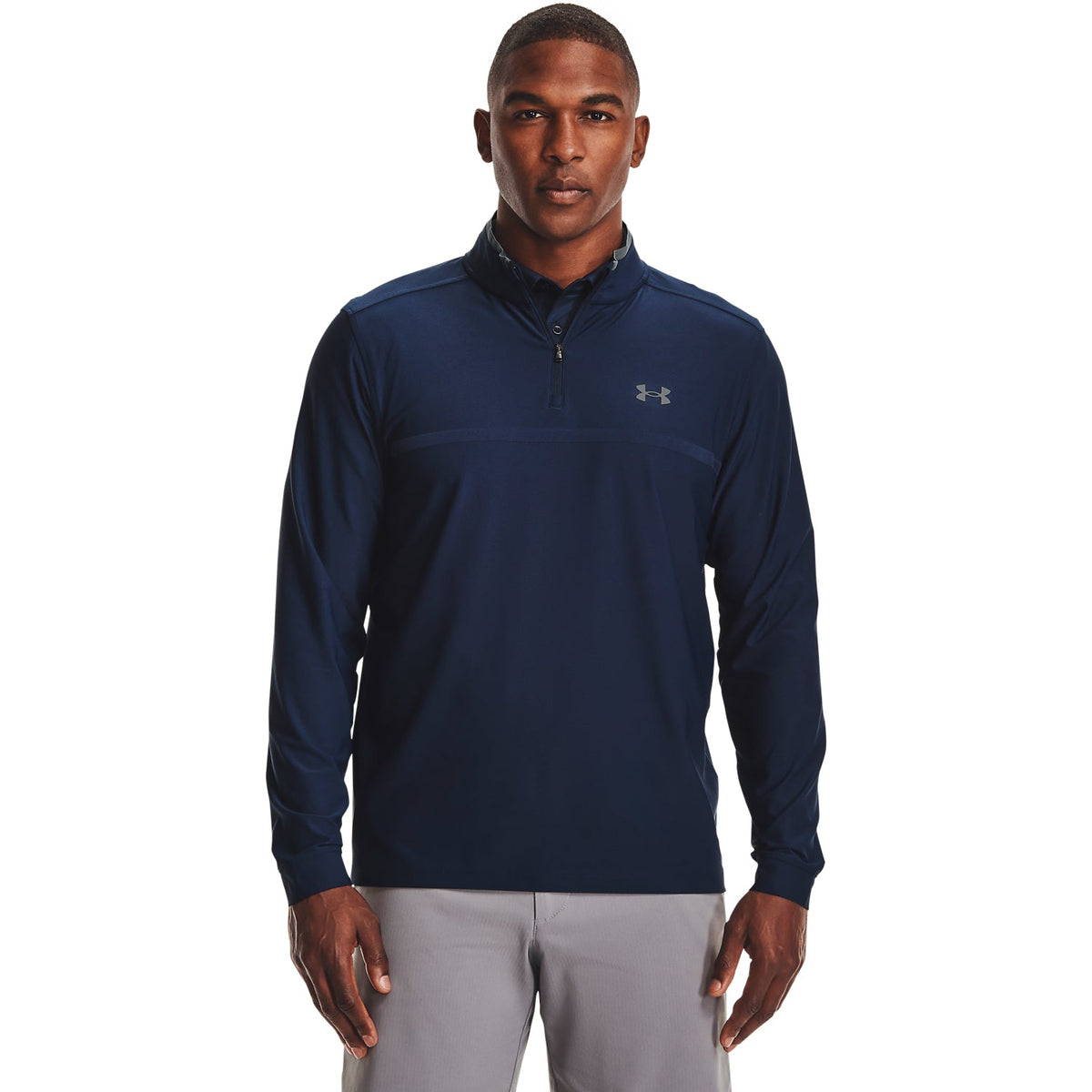 Polerón UA Playoff 2.0 ¼ Zip para hombre