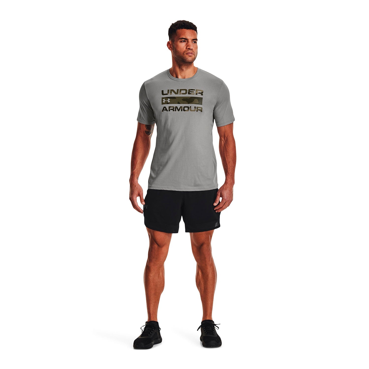 Polera UA Stacked Logo Fill T para hombre