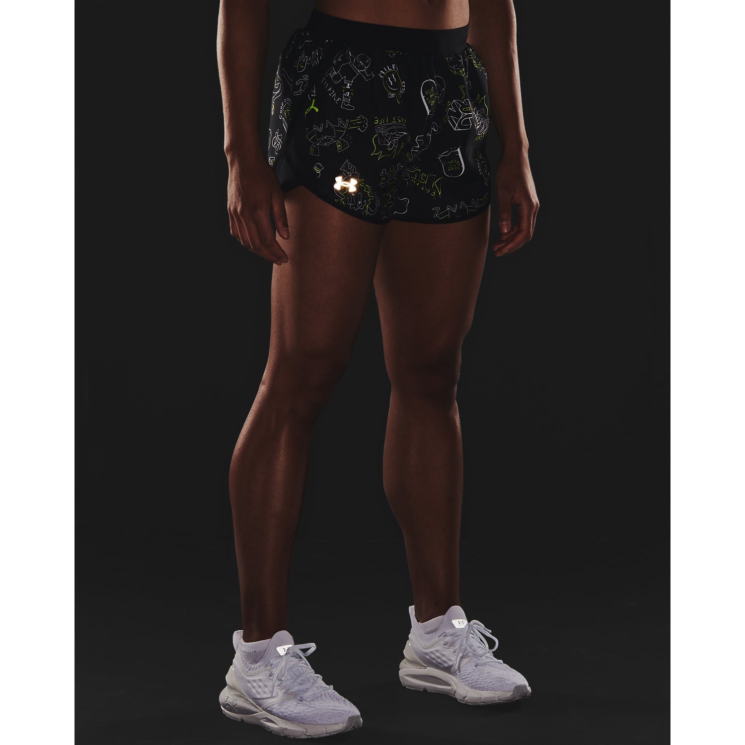 Shorts UA Run Your Face Off Print para Hombre