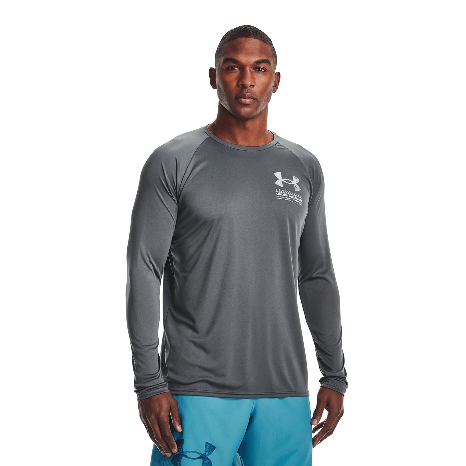 Polera Manga Larga Ua Velocity Graphic para Hombre