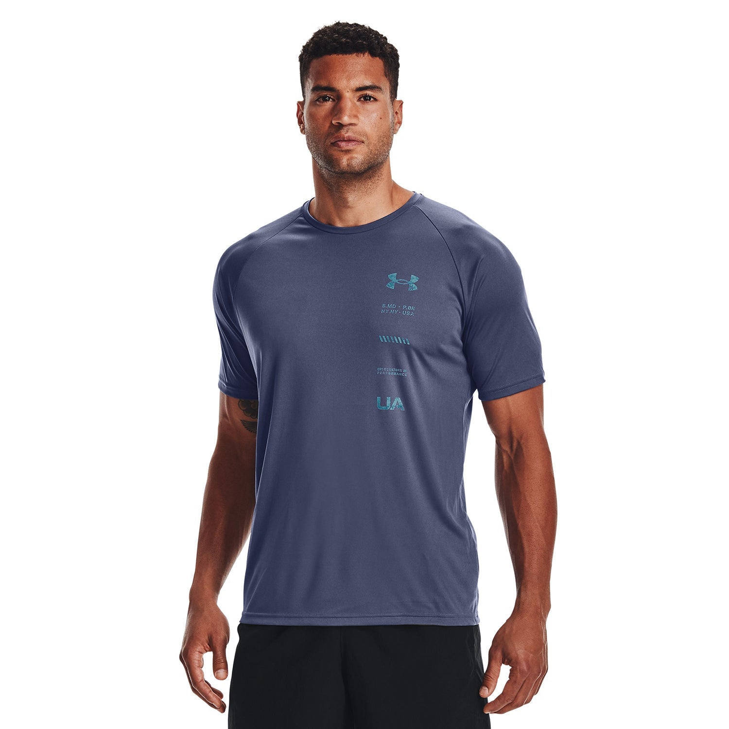 Polera Manga Corta Ua Velocity Graphic para Hombre