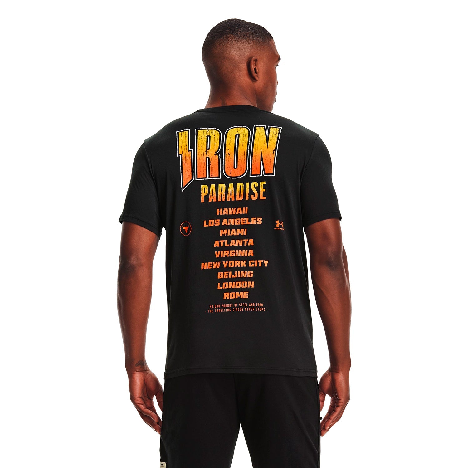 Polera UA Project Rock IRON TOU para Hombre