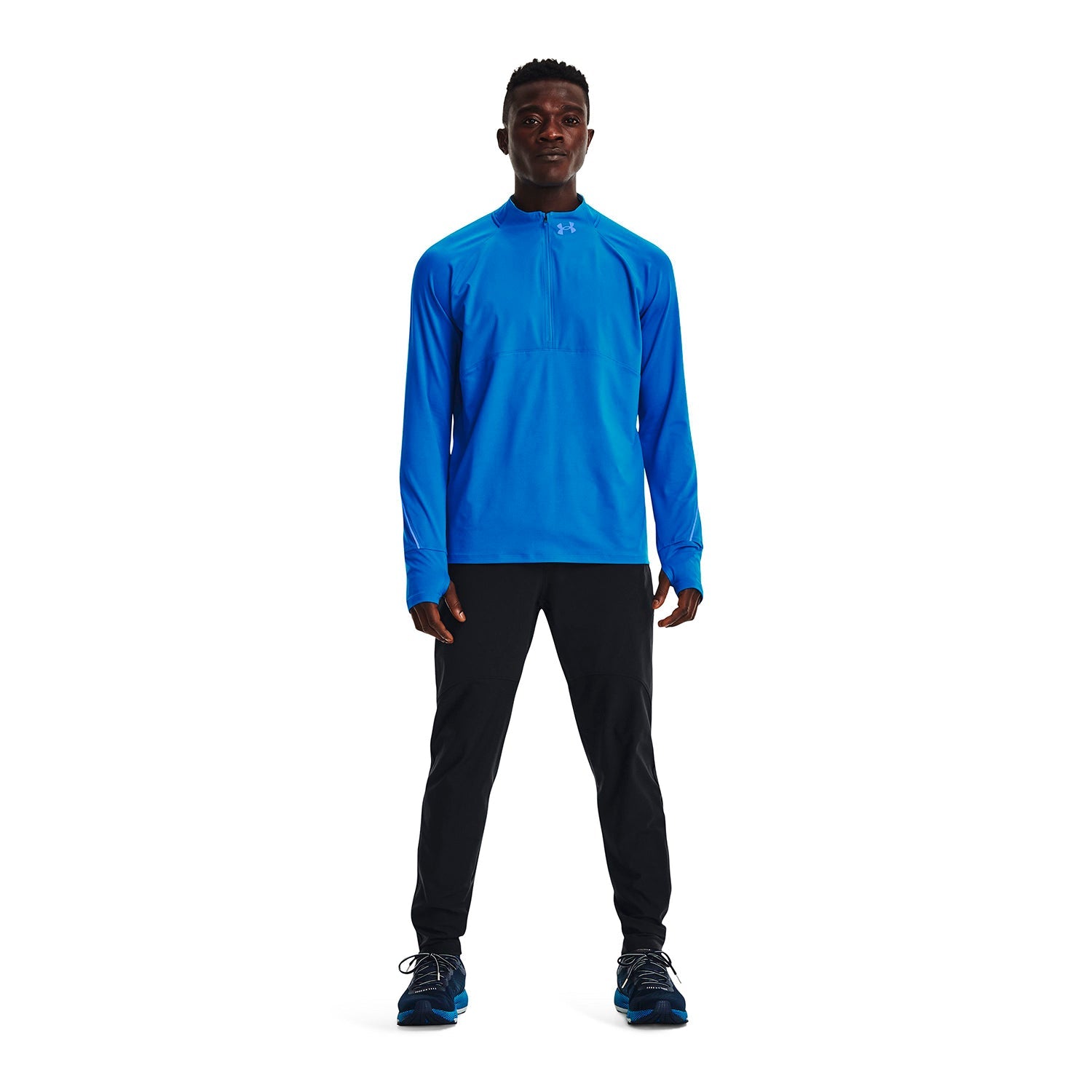 Polerón UA Qualifier Run 2.0 ½ Zip para hombre