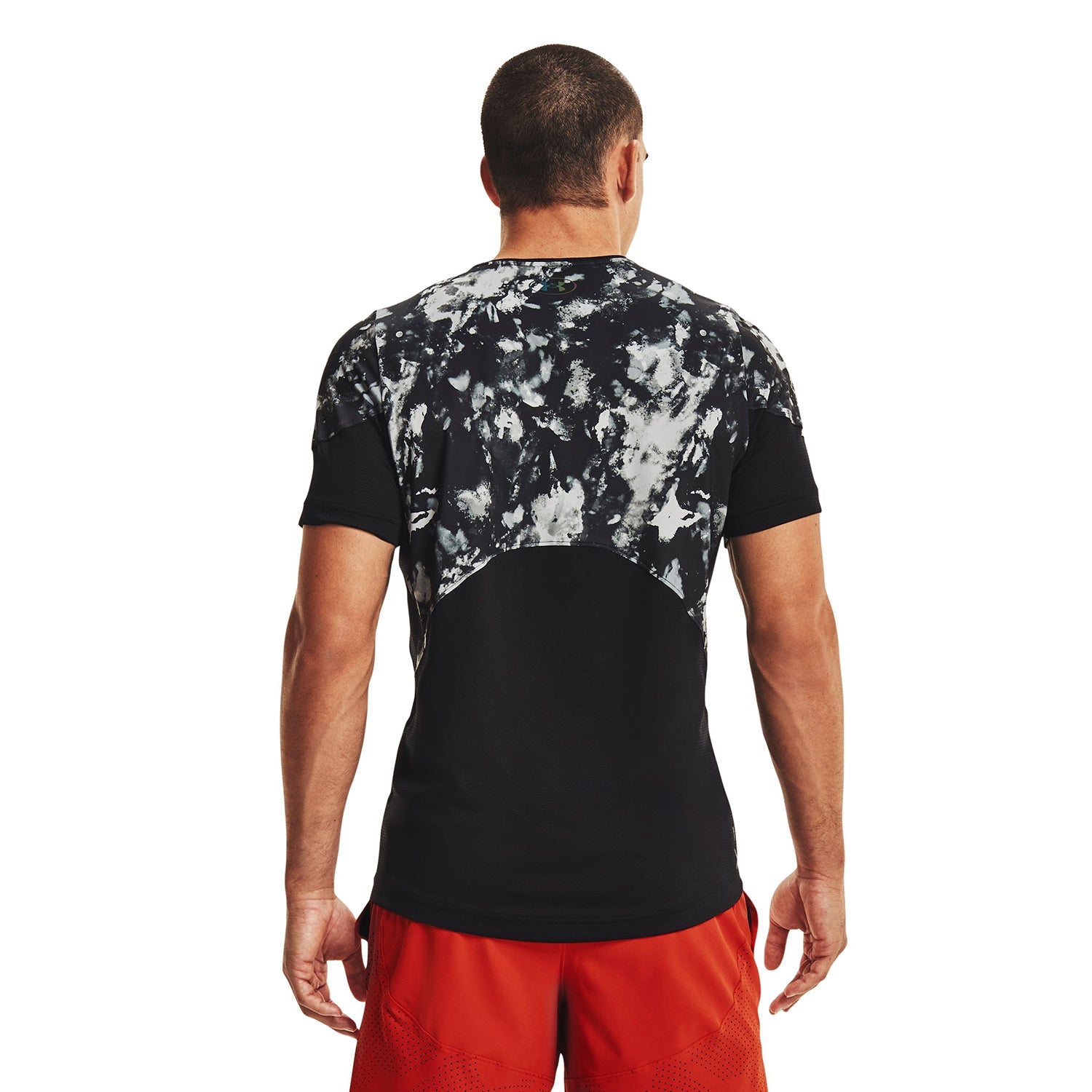 Polera manga corta UA RUSH™ HeatGear® 2.0 Print para hombre