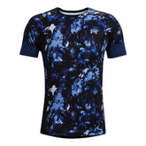 Polera manga corta UA RUSH™ HeatGear® 2.0 Print para hombre