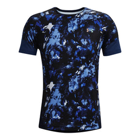 Polera manga corta UA RUSH™ HeatGear® 2.0 Print para hombre