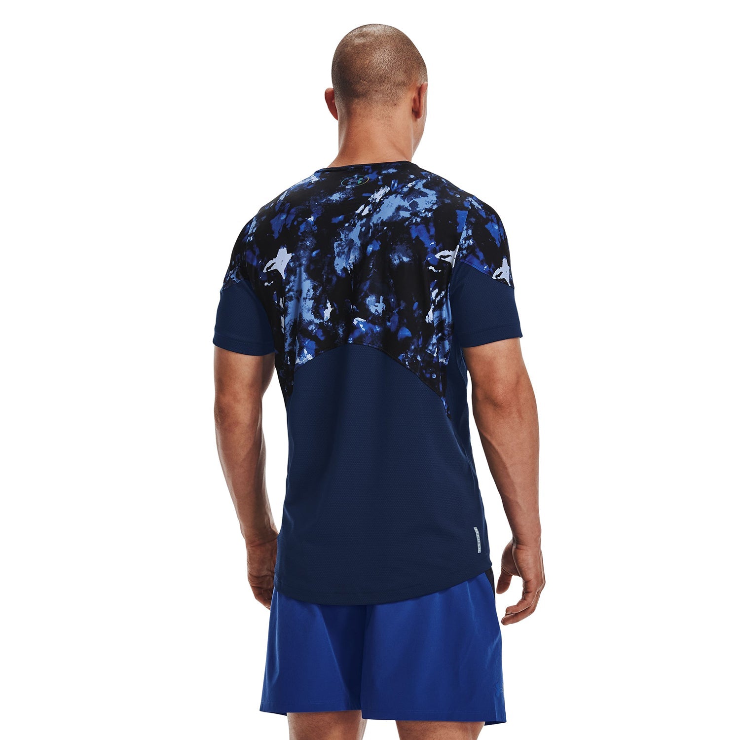 Polera manga corta UA RUSH™ HeatGear® 2.0 Print para hombre