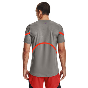 Polera manga corta UA RUSH™ HeatGear® 2.0 Print para hombre