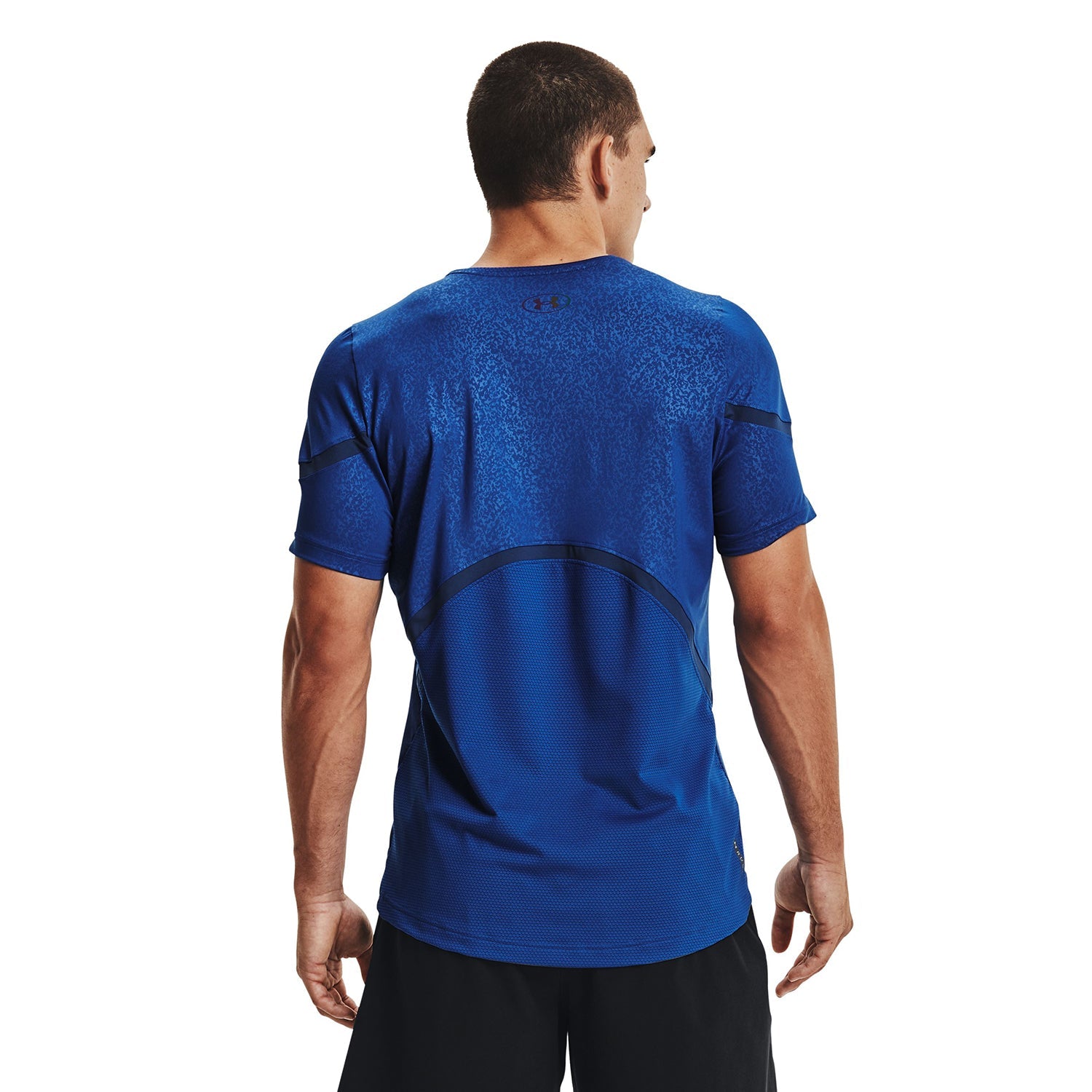 Polera manga corta UA RUSH™ HeatGear® 2.0 Print para hombre