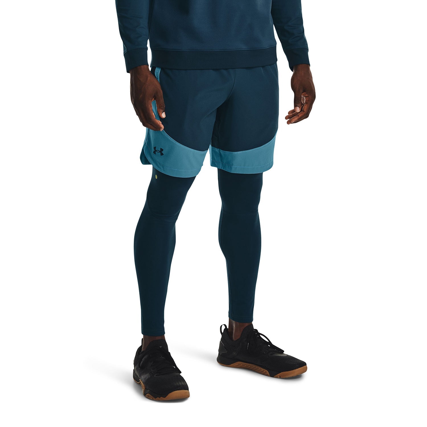 Shorts UA HIIT Woven Colorblock para hombre