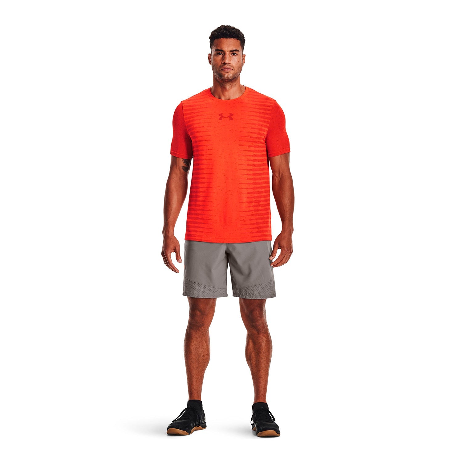 Polera manga corta UA Seamless Wordmark para hombre