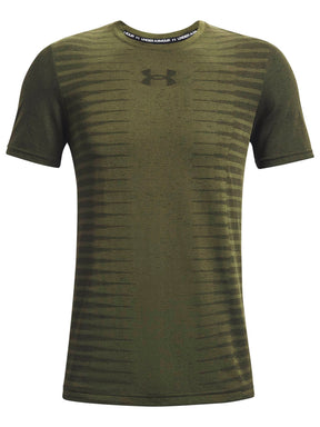 Polera manga corta UA Seamless Wordmark para hombre