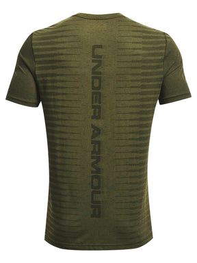 Polera manga corta UA Seamless Wordmark para hombre