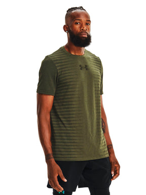 Polera manga corta UA Seamless Wordmark para hombre